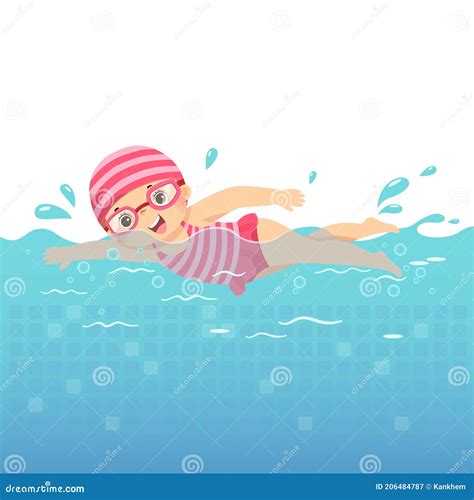 Detalle 13 Imagen Dibujos De Niñas Nadando Vn