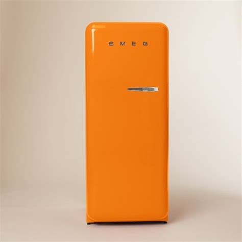 We offer a wide selection, big savings, financing and free shipping. SMEG, Refrigerator, Orange, Left Hinge | Smeg refrigerator ...