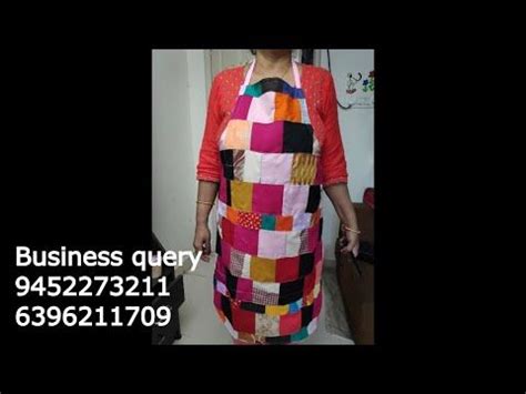 BEST OUT OF WASTE MAKE REVERSIBLE APRON STEP BY STEP TUTORIAL बच