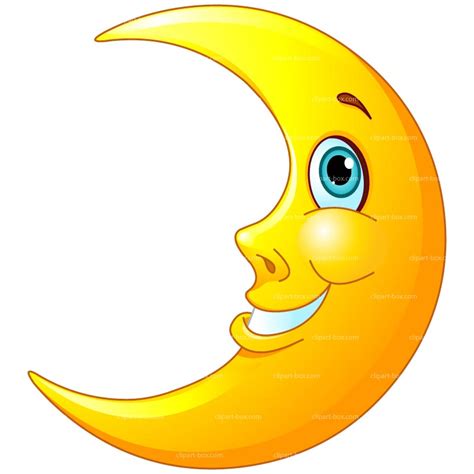 Moon Face Clipart Clipground