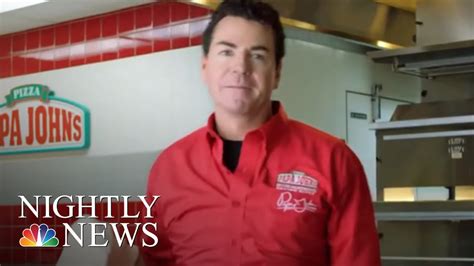 papa john s founder resigns amid backlash after admitting he used the n word nbc nightly news