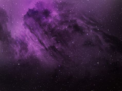 Download Wallpaper 1400x1050 Purple Clouds Cosmos Stars Space