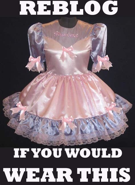 feminization “ reblog if you love to wear pink sissy dresses ” sissy pinterest sissy
