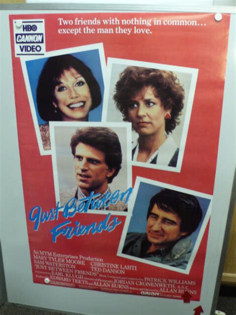 just between friends mary tyler moore ted danson home video poster 1986 ebay
