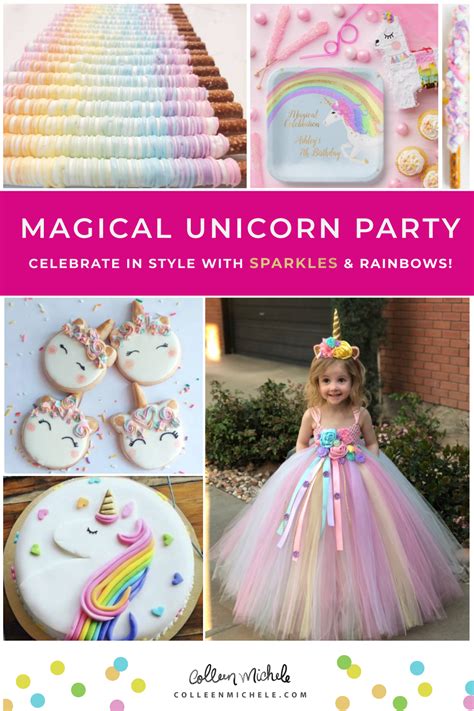 Sweet Magical Unicorn Birthday Party Ideas Colleen Michele