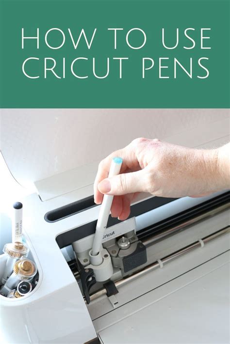 Learn How To Use Cricut Pens In Your Machine From The Cricut Explore