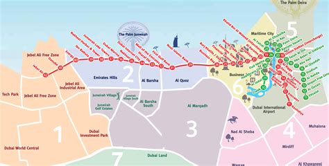 Updated dubai metro map for printing and downloading. Large metro map of Dubai | Dubai | UAE (United Arab ...