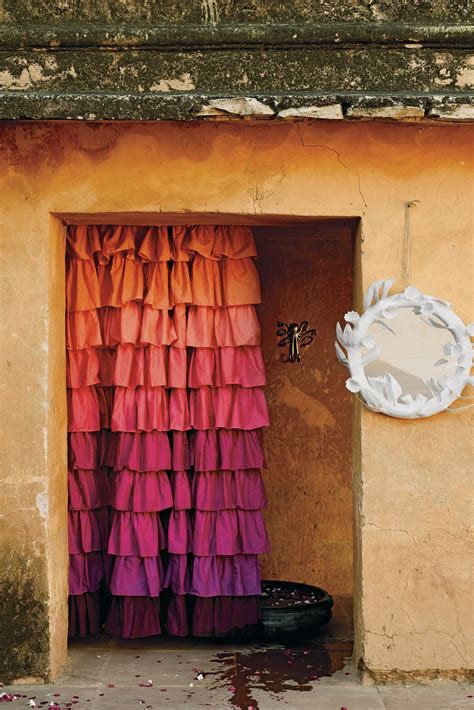 Shower curtain liner inside or outside. It's Written on the Wall: {Tutorial} Anthropologie Ruffled ...