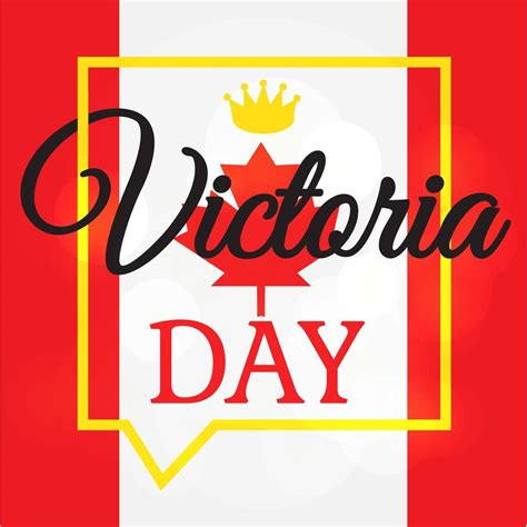 Happy Victoria Day Sticker 4966694 Vector Art At Vecteezy