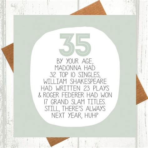 35th Birthday Funny Quotes Quotes