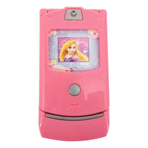Toy Flip Phone Princess Pink Pretend Play Dialing Sounds Toy