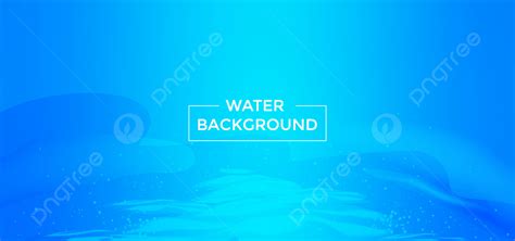 Vector Abstract Water Color Background Little Waves Blue Surface