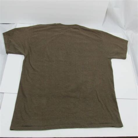 Hanes Brown T Shirt Pacific Island Hand Made Lager Size Men L Brown Ebay