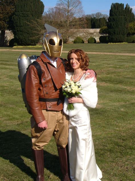 Rocketeer Wedding The Dress And The Jetpack Disney Wedding Wedding Dream Wedding