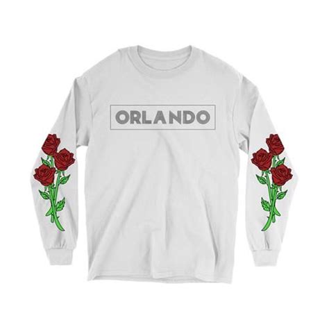 Johnny Orlando Merch White Rose Sweatshirt Johnny Orlando Merch
