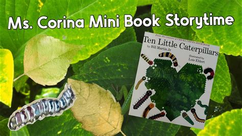 Ms Corina Mini Book Storytime 120 Ten Little Caterpillars By Bill