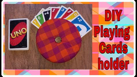Diy Playing Card Holder How To Make Easy Playing Card Holder Best Out