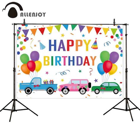 Allenjoy Backdrop Photography Drive By Birthday Parade Party Cars