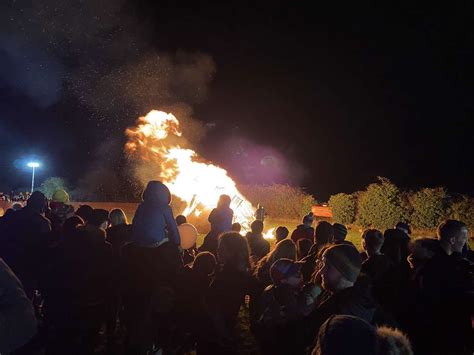 Fireworks Light Up The Night Sky In Stamford Bourne And Oakham To Mark