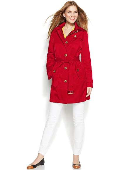 Michael kors jackets & coats | michael kors c. MICHAEL Michael Kors Hooded Belted Trench Coat - Coats ...