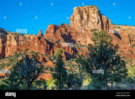 Red Rock Buttes Landscape In Sedona Arizona Stock Photo Alamy