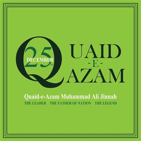 Premium Vector 25 December Quaid E Azam Post Day Design Quaid Day