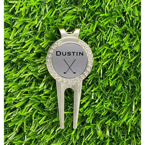 Groomsmen T Golf Ball Marker Set Engraved Divot Tool Etsy