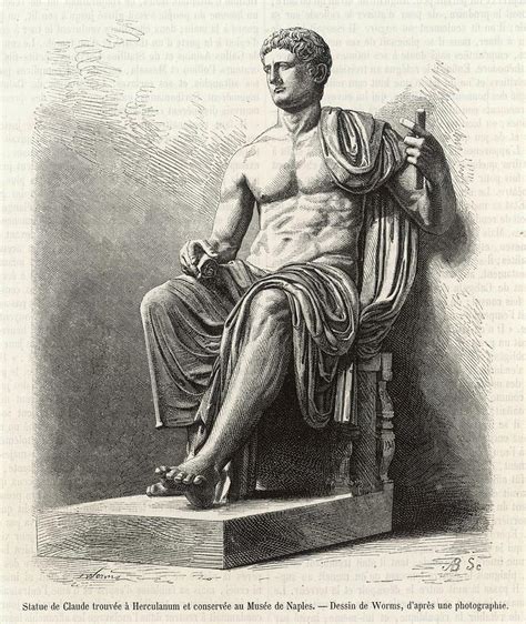 Tiberius Claudius Drusus Nero Drawing By Mary Evans Picture Library