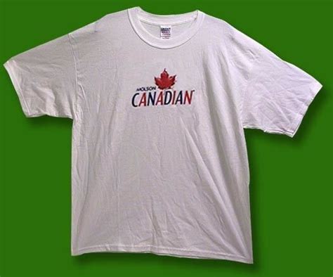 Molson Canadian Classic Generic Logo Beer Ale T Shirt Sz Xl T
