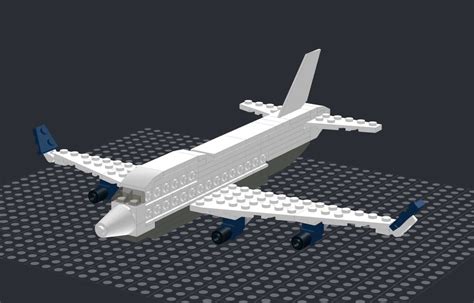Lego Moc Mini Lego Boeing 747 400 By Dusty369 Rebrickable Build