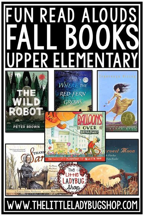 Fall Read Aloud Books For Upper Elementary Fallreadalouds Fallbooks