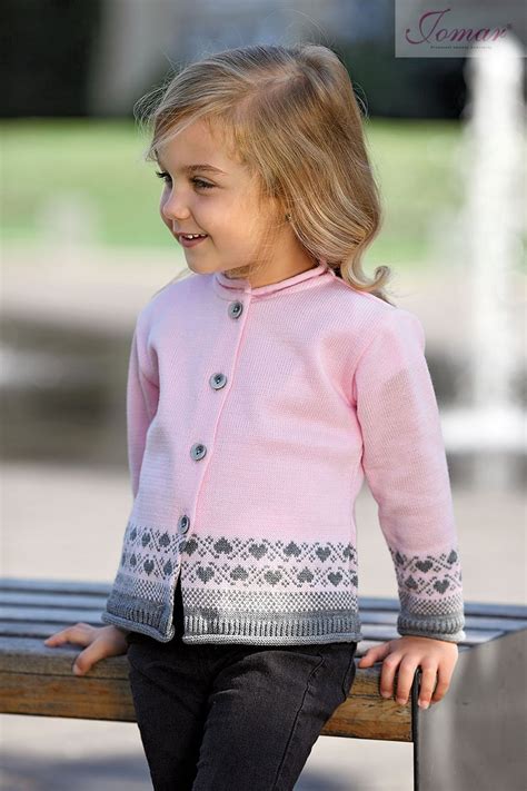 Dívčí oblečení vše | svetr růžový s šedým jomar 740 ...