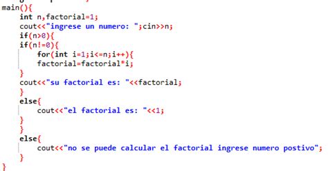 Soluci N De Algoritmos C Digo C Y Java Factorial De Un Numero En C
