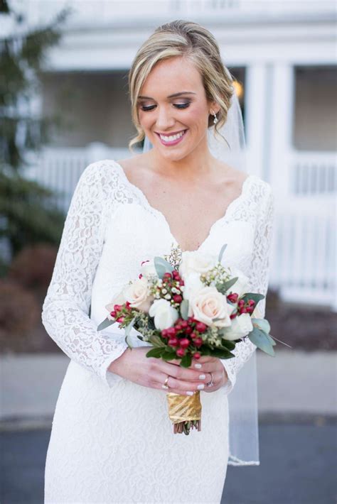 Warm December Wedding At The Embassy Suites December Wedding Dress