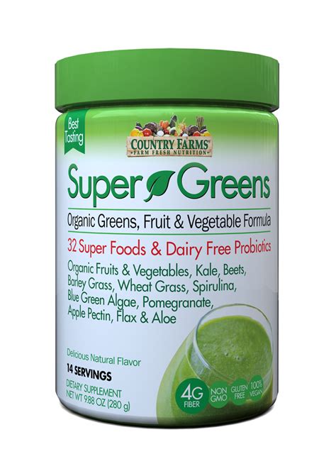 Country Farms Super Greens Reviews - Country Farms Super Greens Drink Mix- Natural - Windmill Vitamins