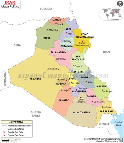 Arábia saudita mapa mostrar mapa de ruas terreno mostrar mapa de ruas com terreno satélite mostrar imagens de satélite híbrido mostrar imagens com nomes de rua. Mapa de Iraq | Mapa de Países | Mapa paises, Mapas ...