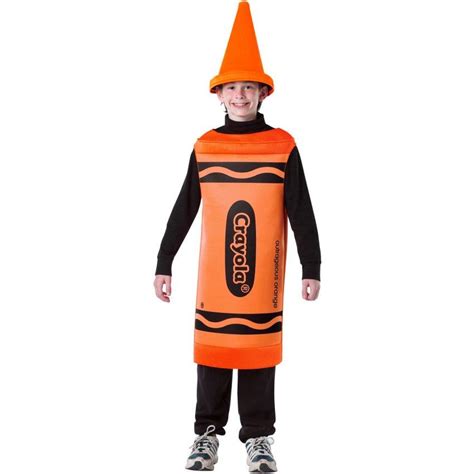 Crayola Outrageous Orange Crayon Tween Costume Halloween Costume