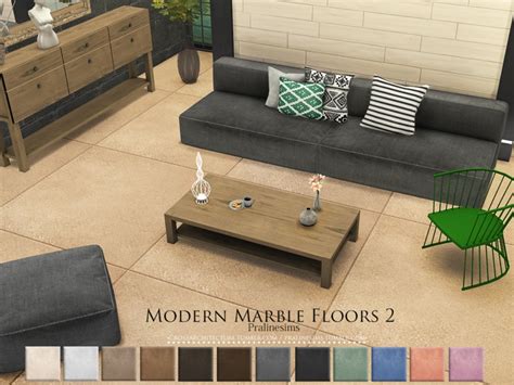 Sims 4 Ccs The Best Modern Marble Floors 2 By Pralinesims