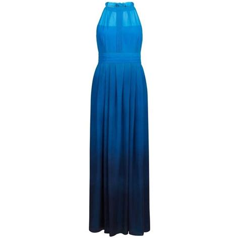 Hobbs Alexis Maxi Dress 180 Liked On Polyvore Featuring Dresses Gowns Blue Ball Gown Long
