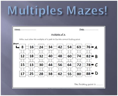 Multiples of 2, 3, 4, 5, 6, 7, 8 and 9 worksheets! | Worksheets for kids, Worksheets ...