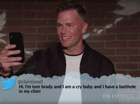 Brady Other Nflers Roasted During Jimmy Kimmel S Mean Tweets