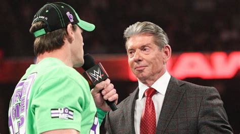 Backstage Details On John Cenas Relationship With Vince Mcmahon