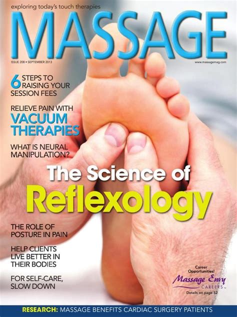 Massage Magazines The Science Of Reflexology Myofascial Release