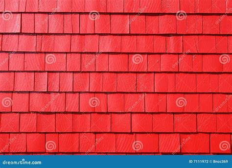 Red Shingles Stock Photo Image Of Shingle Building Exterior 7111972