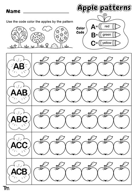 Apples And Where They Come From Preschool Theme Worksheets