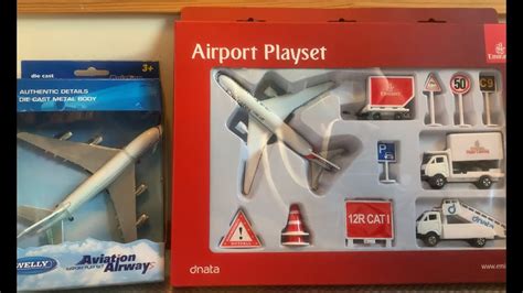 Emirates B777 Playset Unboxing Aviation Airways A380 Welly Youtube