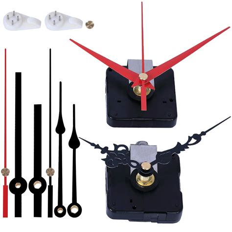 Buy Emoon 2 Pack Wall Clock Movement Mechanism With 4 Pack Clock Hands