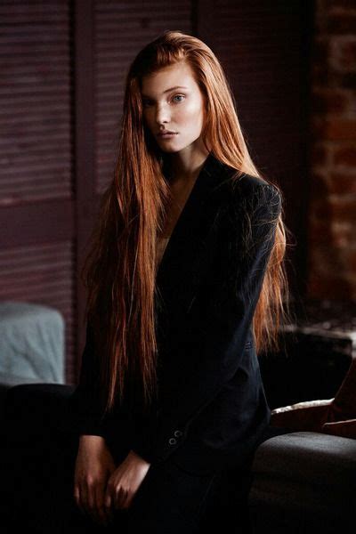 Daria Milky Red Hair Dont Care Beautiful Long Hair Redheads