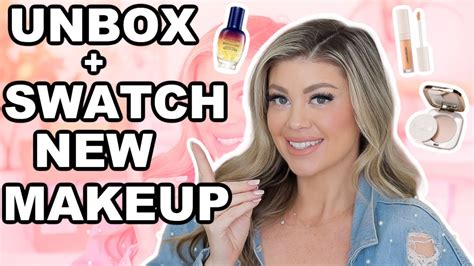 Unbox Swatch With Me New Beauty Launches Pr Unboxing Haul Youtube