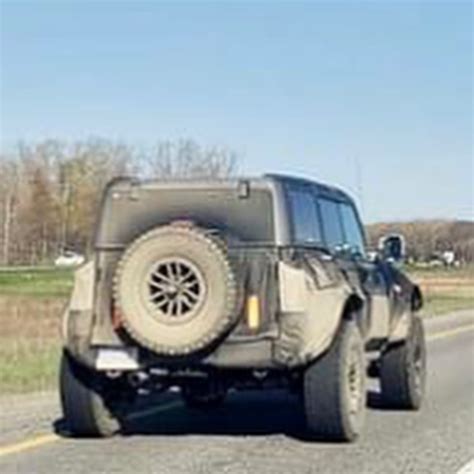 2022 Ford Bronco Warthog Trailing 2021 F 150 Raptors Sends Hummer H3